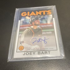 Joey Bart 2021 Topps Autograph 1986 35th Anniversary Rookie card RC Auto