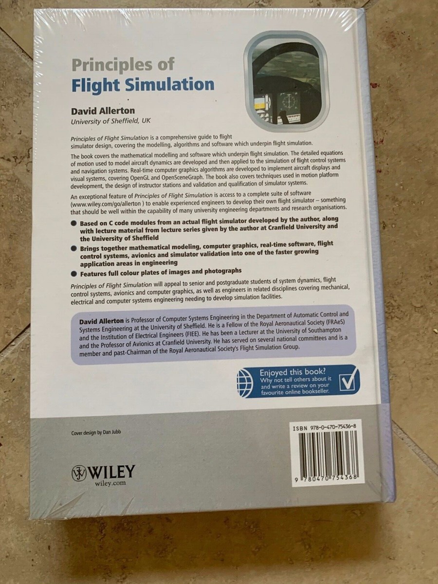 洋書 Princuples of Flight Simulation Principles of Flight Simulation: Allerton, David, Moir, Ian