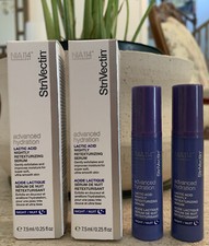 2 X StriVectin Lactic Acid Nightly Retexturizing Serum .25oz Travel New In Box