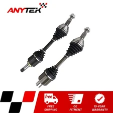 Pair Front CV Axle Shaft for 2008 2009 Chevy Equinox Pontiac Torrent Vue 3.6L