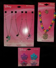 DISNEY Little Mermaid Girls Hair Jewelry Accessory Sets
