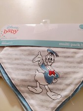 Disney Baby Mickey Mouse One Size Fits Most Baby Boy 3 Pk Bibs