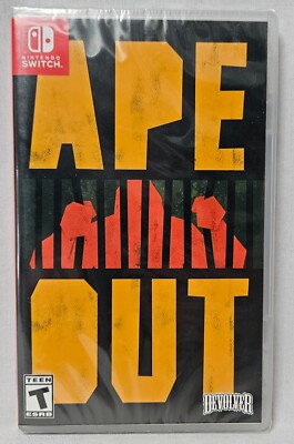 Ape Out Nintendo Switch Limited Copy 1155/2000 FACTORY SEALED
