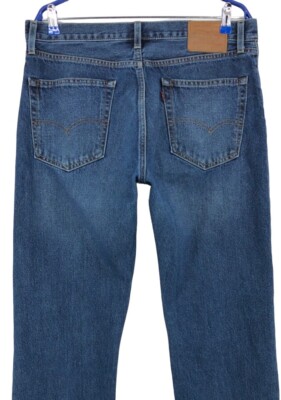Jeans Levi's 511 Regular Homme - Taille W34 L32, Bleu, Coupe Droite, Coton