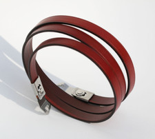 Leather Shoulder Strap F/ Rolleicord 75/3.5 MX-EVS Rolleicord VB Camera RED