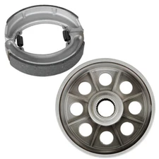 Fit 1988-2000 For Honda Fourtrax 300 Rear Brake Drum Hub & Shoes 42620-HC4-670