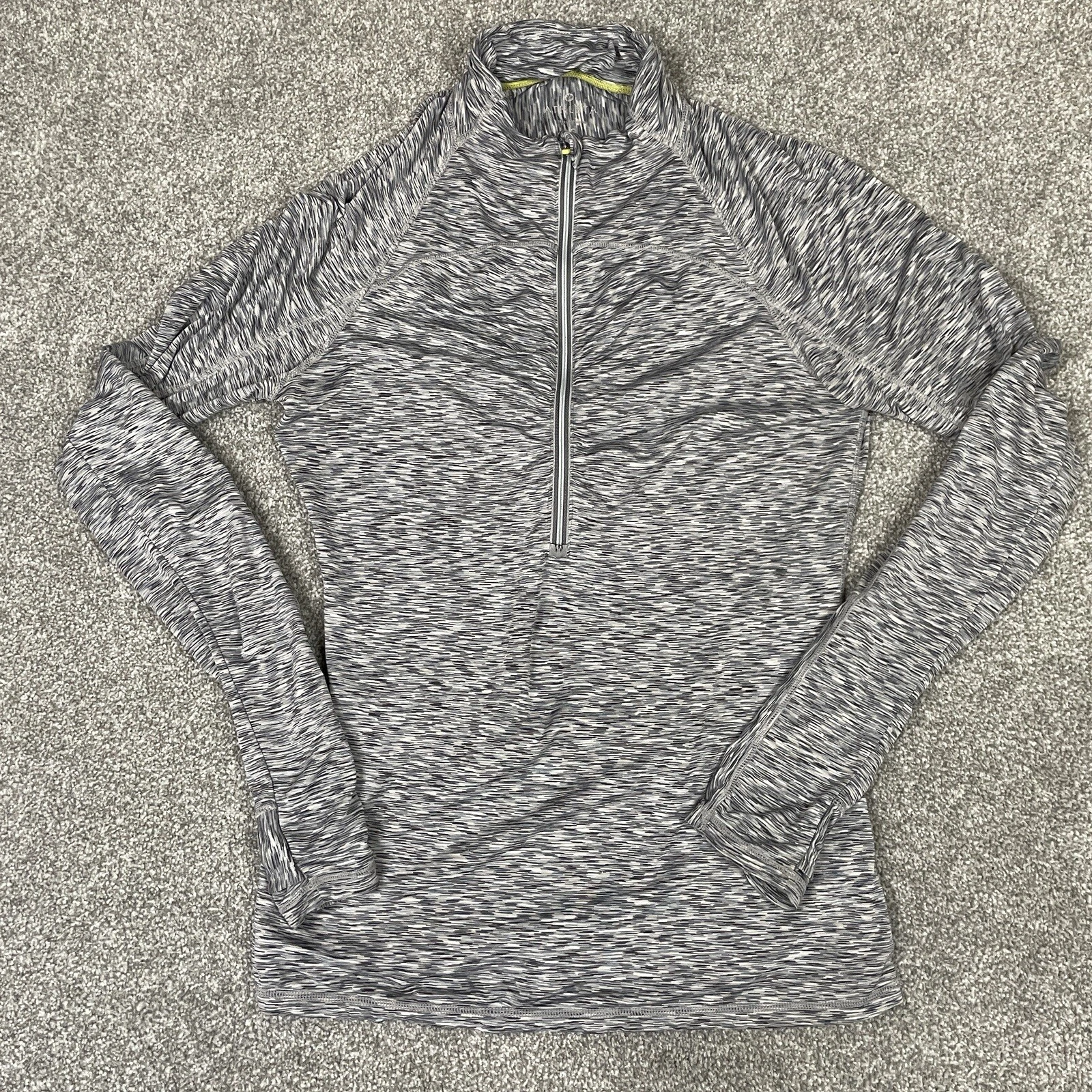 athleta mendoza top 1/2 zip pullover athletic dye jacket