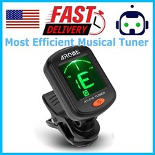 LCD Clip on Chromatic Acoustic Electric Guitar Bass Ukulele Banjo Violin Tuner