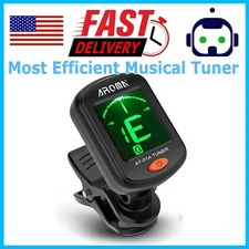 LCD Clip on Chromatic Acoustic Electric Guitar Bass Ukulele Banjo Violin Tuner