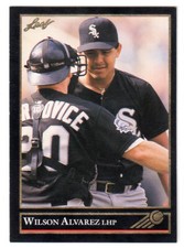 1992 Leaf #78 WILSON ALVAREZ 'BLACK GOLD' CARD! WHITE SOX