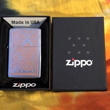 BRAND NEW 2022  Lighter  Orange Paisley Marlboro Exclusive Unfired RARE