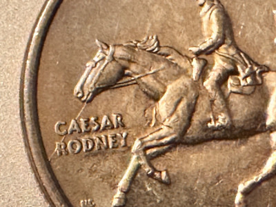 レアMs. Pioneer スエード 14 ネイティブウエスタンUSA 最終値下 RARE** Extended Spit Line Horse - 1999 P DELAWARE STATE QUARTER
