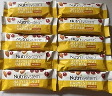 10 Fresh Nutrisystem BREAKFAST Harvest Nut Oat Bar BEST BY:  December 2025