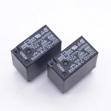 835-1A-B-C-12VDC SongChuan General Purpose Relay 12VDC 10A (Pack of 5)