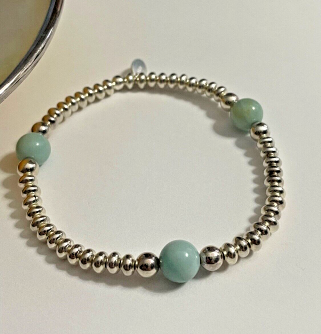 Loma Jewellery Amazonite Sterling Silver Bracelet UK