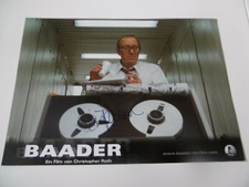 Vadim Glowna Autogramm signed A4 Kinoaushangbild "Baader"