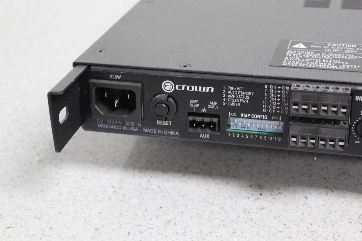 Crown Audio CT8150 8-Channel Amplifier Amp CT-8150 Multiple Units