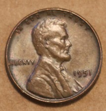 1951 Lincoln Wheat Cent Brown Vf 1951 Lincoln Wheat Cent Brown Vf