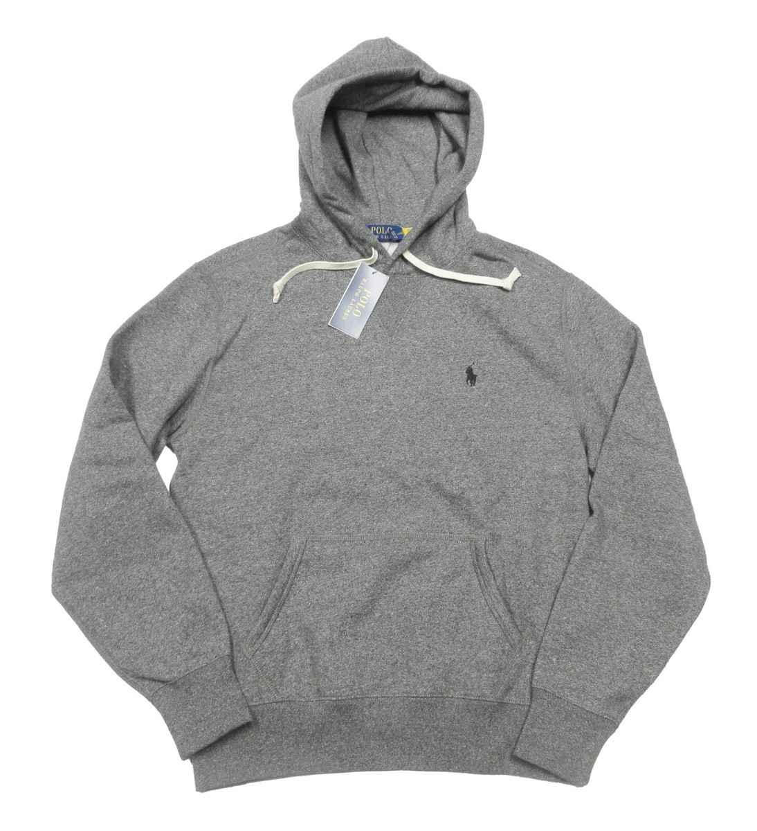 Fleece Lined Cotton Blend Fleece Polo Ralph Lauren Men's Dark Grey