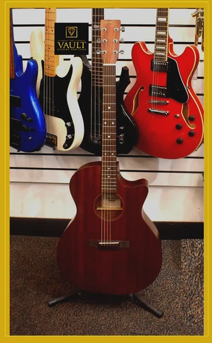 Martin GPC-10E Road Series Special Acoustic-Electric Guitar Dark Mahogany +Case