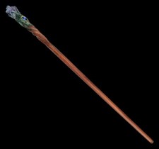 Pawie pióro magiczna różdżka – figurka Veronese fantasy dekoracja przedmiot kolekcjonerski 36,5 cm