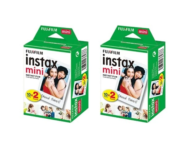 Fujifilm Instax Mini Film Instant Photo Film Kit 2 packs de 20 (40 photos) - Photo 1/2