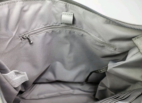 Baggallini Womens Helsinki Crossbody Hobo Light Grey Purse Bag 15"×11" - Picture 11 of 15
