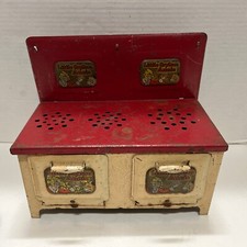 Vintage 1930  s Little Orphan Annie Kitchen Stove Tin Toy Louis Marx Toys
