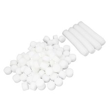 (White)100 Set Hydroponic Grow Baskets Sponges Circular Planting Baskets UK 63.41 per sponge