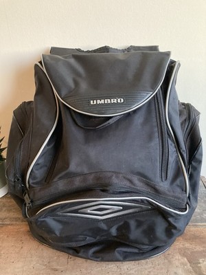 UMBRO Vintage 90er Rucksack Backpack klassisch schwarz top