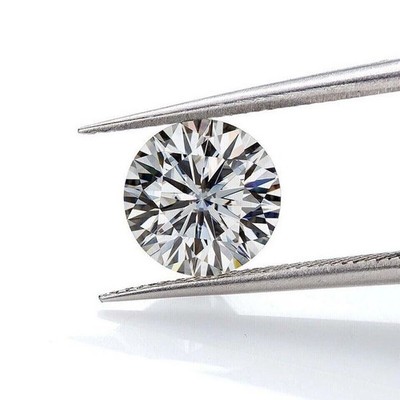 Certified Natural 2.50 Ct Round Diamond D Color VVS1 Excellent Cut Loose Diamond