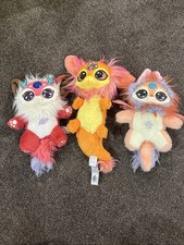 Magic Mixies Fire Gem Magical lotus Lot Of 3 Plush