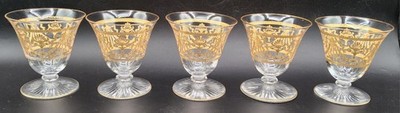 RARE Cristallerie Saint-Louis Lafayette Crystal Oyster or Fruit Cocktail Glasses