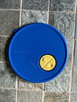Tupperware 3702 Deckel Warm Up 800 ml Mikrowellenbehälter Mikrowelle Blau TOP