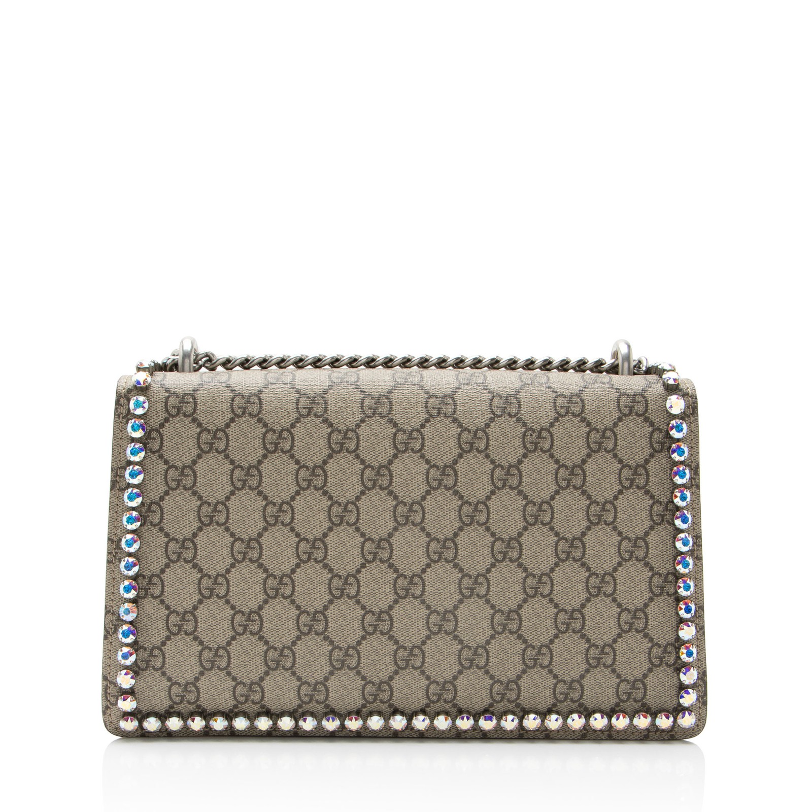 Gucci GG Supreme Crystal Studded Dionysus Medium Shoulder Bag image 3