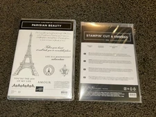 Stampin Up PARISIAN BEAUTY Stamp Set and PARISIAN Die Dies Bundle Complete
