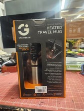 SmartGear 12V Heated Travel Mug Digital Temp Car Coffee 16 Oz Cup 4 Heat Zones