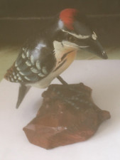 carved  painted wooden  Bird 1
