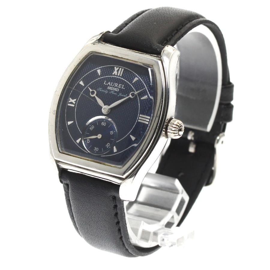 4S28-5010/LJAK601 LAUREL Leather #C585 SV925 SEIKO 34mm Small Second Hand-Wind - vintagewatches.pk