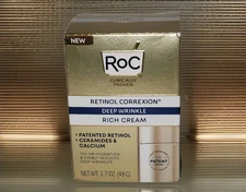 RoC Retinol Correxion Deep Wrinkle Rich Moisturizing Cream ~ 1.7oz / 48g ~ NEW