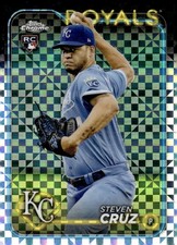 2024 Topps Chrome #187 Steven Cruz X-Fractors