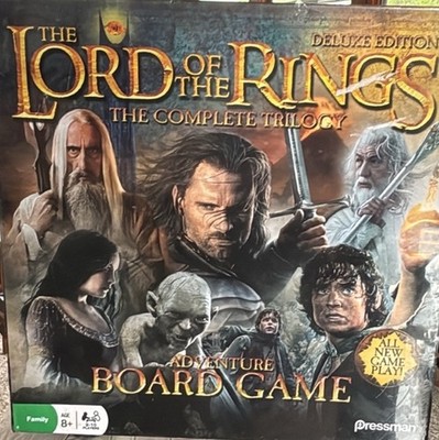 Lord of the Rings Complete Trilogy Deluxe Adventure Board Game 2012 SEALED NEW