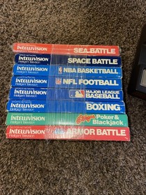 Mattel 2609 Intellivision Game Console (Working) With Games !