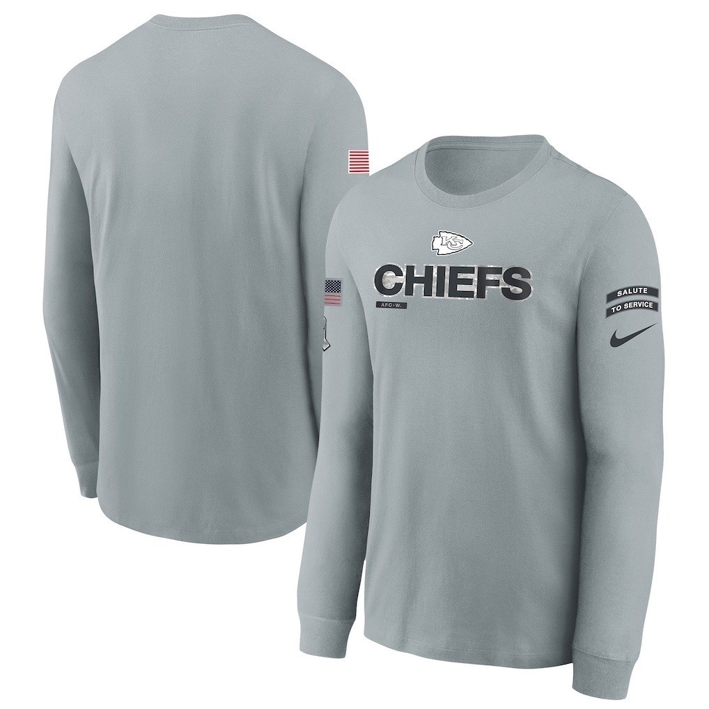 chiefs salute to service long sleeve