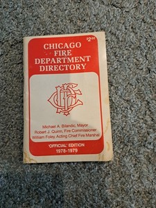 1978-1979 Chicago Fire Department Directory