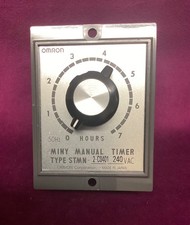 Omron Manually Set Electrical 7 hour Timer  - New - for Box or Panel mounting.
