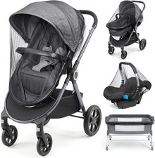 3 Pack Mosquito Net for Stroller Universal Baby Mosquito Net for Strollers,