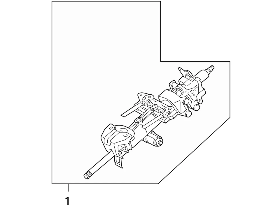 Columna de dirección cambio de piso compatible con 03-09 LEXUS GX470 606601 Foto 4 de 4