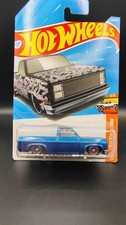   Custom - Hot Wheels   83 Chevy Silverado NoScalpCustoms  Quasar Blue 