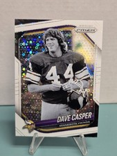 2025 Panini Prizm Dave Casper White Disco Prizm #256 Minnesota Vikings